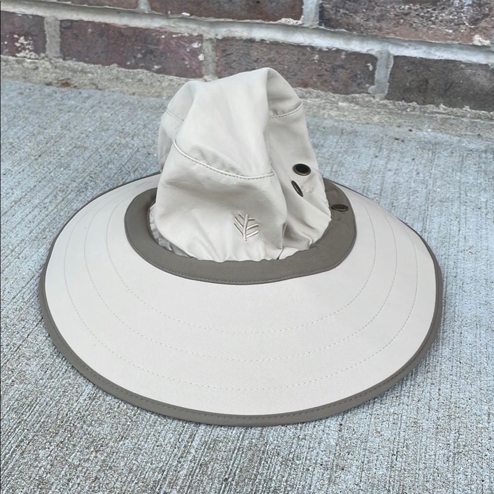 Coolibar Men’s Match Play Golf Hat S/M 3”- 4” brim for sun protection UPF Unisex
